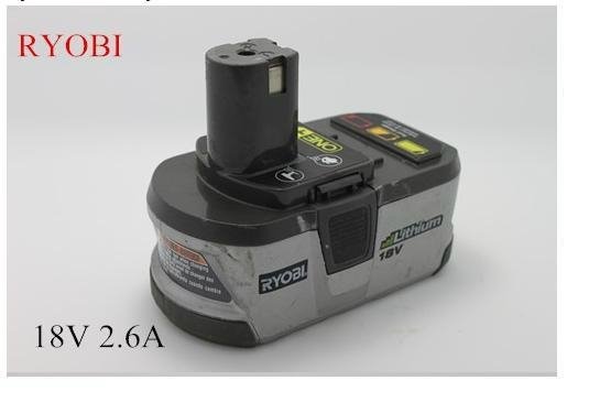  Ryobi 18V Li-ion 2.6Ah P104 rechargeable battery with lamp for cordless dri 3