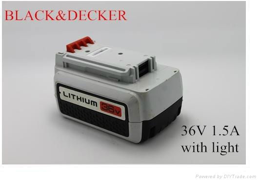 2014 used 36V Cordless Tool Battery for Black&Decker Battery LBXR36 1.5A 3