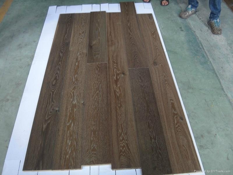 Direct factory offer wide plank oak wood flooring  2