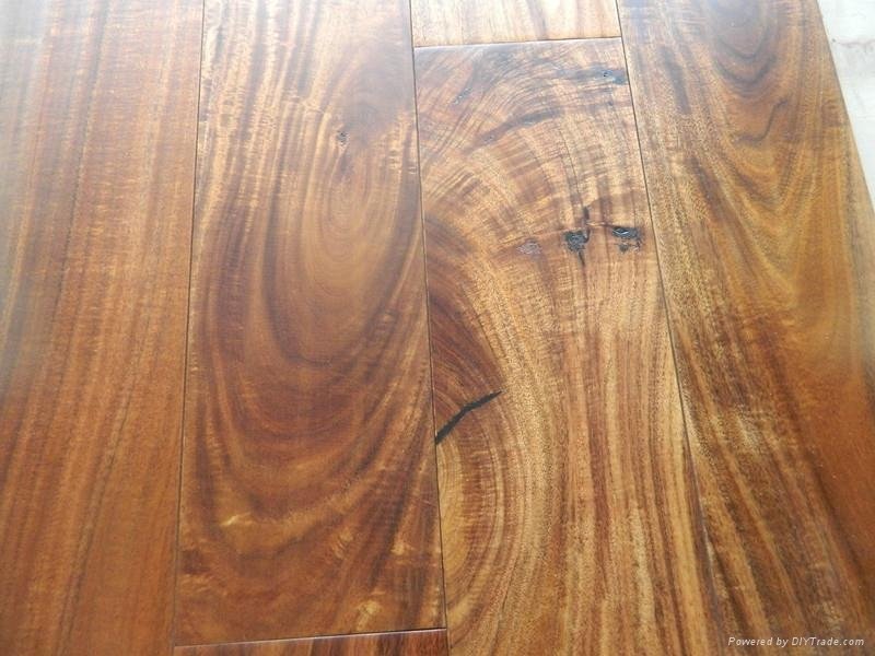Best quality solid small leaf Acacia wood flooring  5