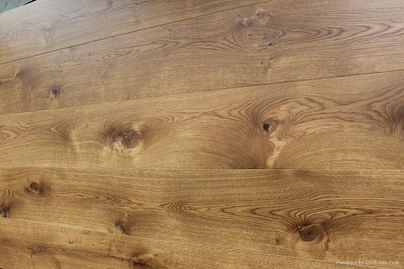 Best price smoked oak wood flooring  2