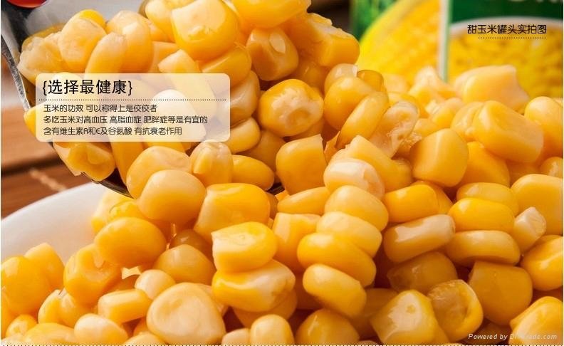 the canned sweet corns