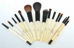 professional Bobbi Brown 15pcs brush set with red pouch 