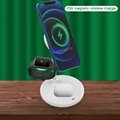 3 in 1 stand 15W magnetic wireless charger for iphone13