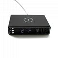multifunction clock wireless charger 10W fast charging