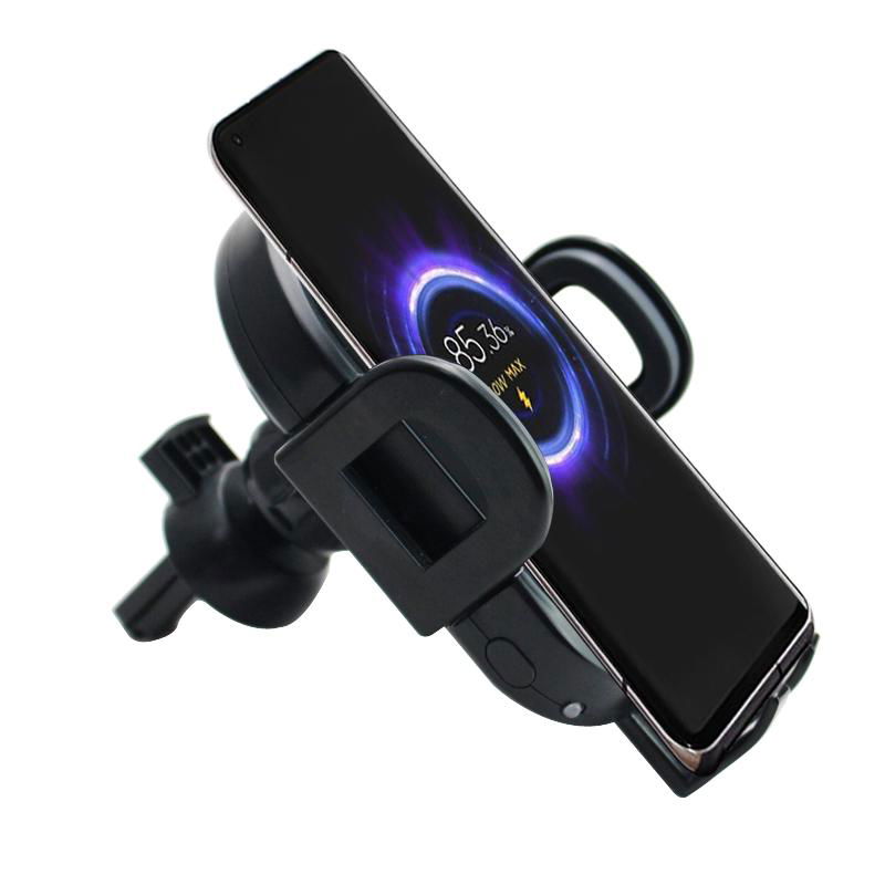 qi automatic climping phone holder car wireless charger 10W fast charging 3