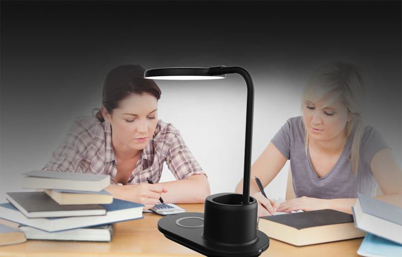 new mold pen holder wireless charger lamp 3