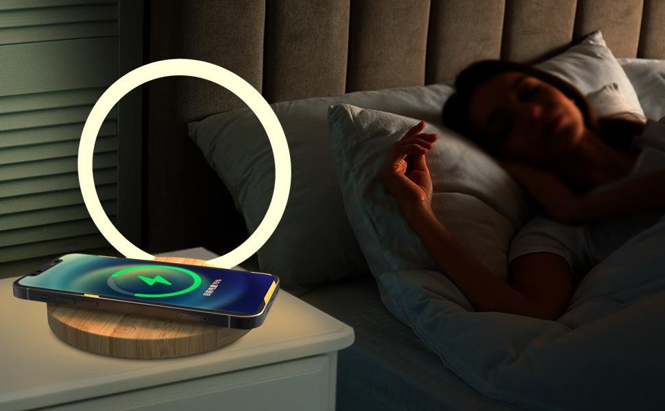 LED light wireless charger 15W 2