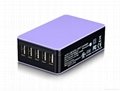 Factory Price Multi Ports USB Charger With KC, CE,FCC,ROHS 3