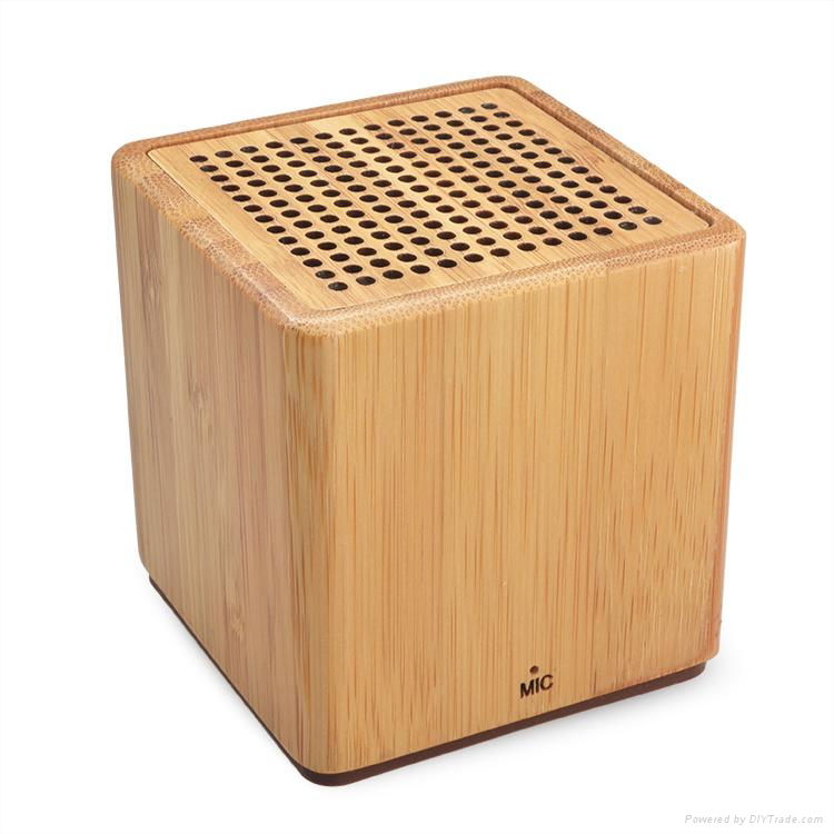 2014 new products mini bamboo bluetooth speaker 3