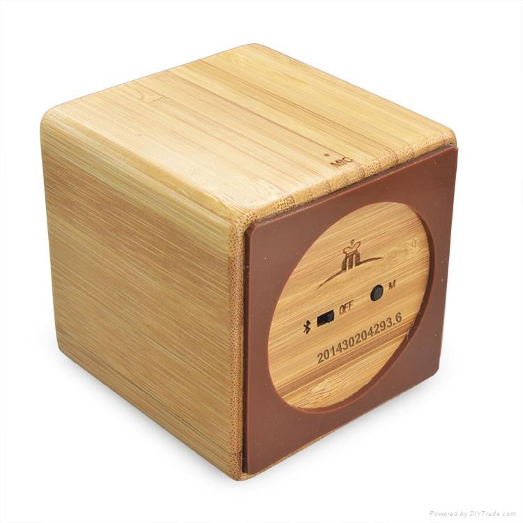 2014 new products mini bamboo bluetooth speaker 5