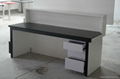 TW artificial stone simple design white reception counter 3