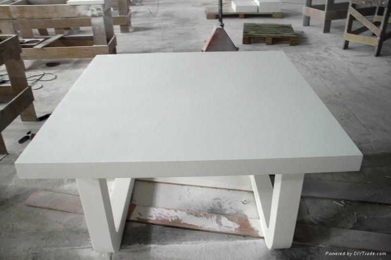 TW  home acrylic white coffee table  3