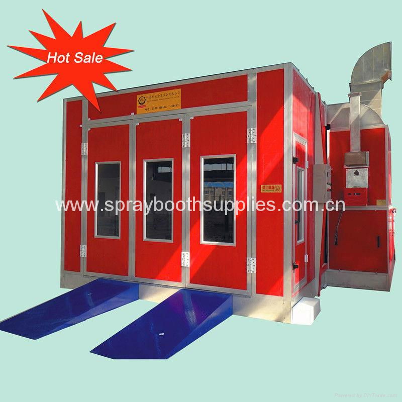 car spray booth for automobile painting and baking