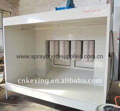 electrostatic powder coating spray booth