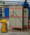 single work position powder coating spray booth cabin 3