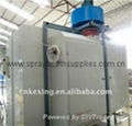 single work position powder coating spray booth cabin 5