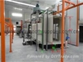 two work position powder coating spray paint booth cabin 4