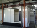 PVC powder coating booth fas color