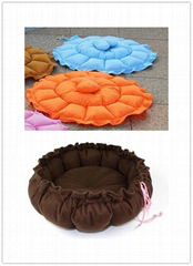 Luxury Comfortable Soft Plush Pumpkin Dog bed