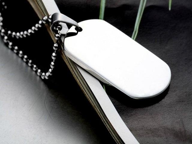 Stainless dog tag 2