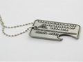 Stainless dog tag 4
