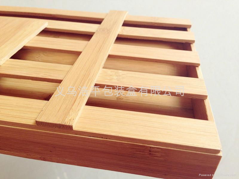 Green bamboo wood  chocolate box  4