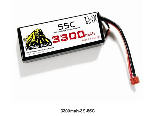 LiPo battery for RC models 3300mah 3S 55C