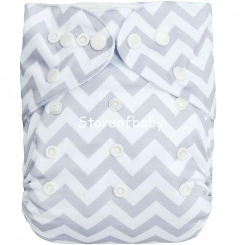 Newborn Cloth Diaper DIS Prints Reusable Diaper Washable Modern Cloth Nappy  3