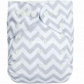 Newborn Cloth Diaper DIS Prints Reusable Diaper Washable Modern Cloth Nappy  3