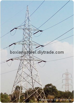 Galvanized Power Transmission Steel Tower