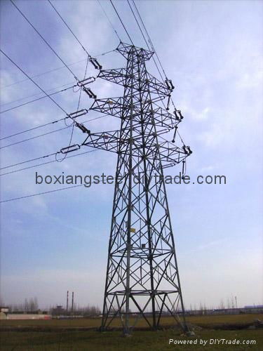 66kv Galvanized Transmission Angular Tower