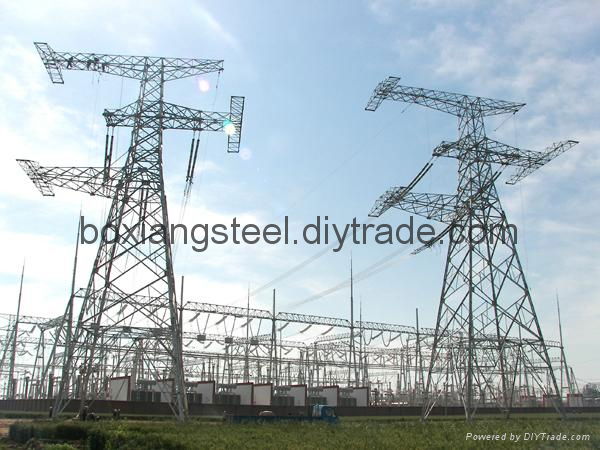 132kv Transmission Line Lattice Tower