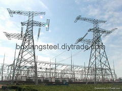 132kv Transmission Line Lattice Tower