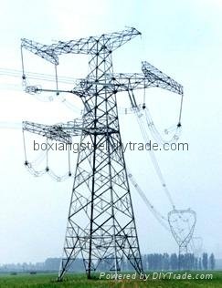 220kv Double Circuit Transmission Line Lattice Tower