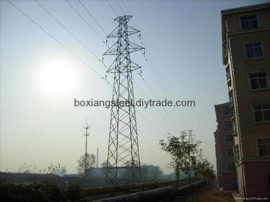 400kv Power Transmission Line Steel Tower