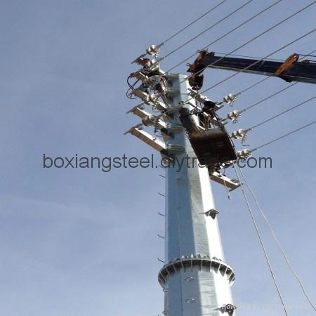400kv Steel Tube Pole for Power Transmission and Distribution