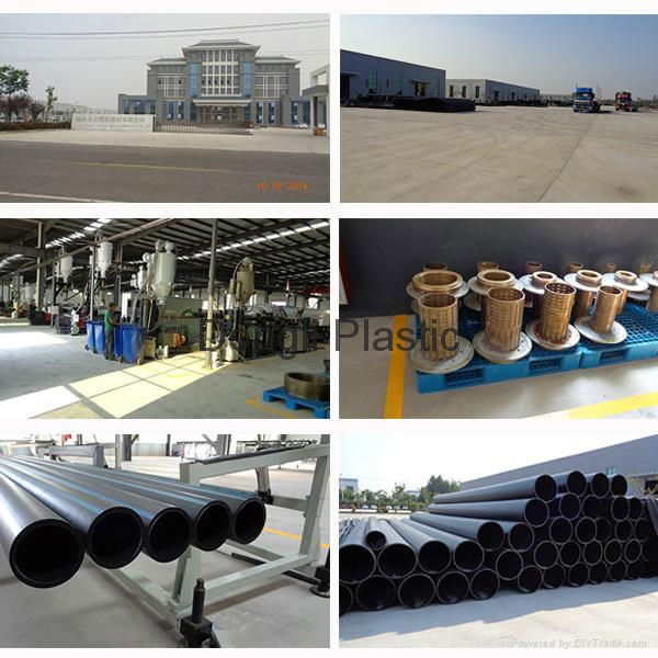 HDPE large diameter hdpe water supply pipe 5