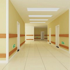 hospital wall protector new pvc  and aluminum  handrail