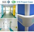 hospital wall protector new pvc  and aluminum  handrail 5