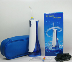 Portable recharge water flosser with worldwide volatges for teeth whitening