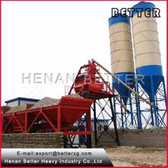 HZS25 concrete mixer system