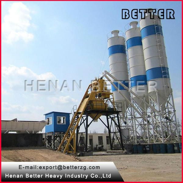 HZS75 Concrete mixing plant 4