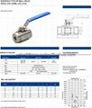 800lb Forged Steel Ball Valve 2