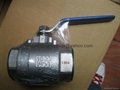 Two-Piece (2PC) Economic Type 1000WOG Full Bore Threaded Ball Valves 5