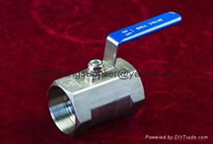 1PC type ball valve with internal thread