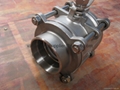 3PC type ball valve with internal thread