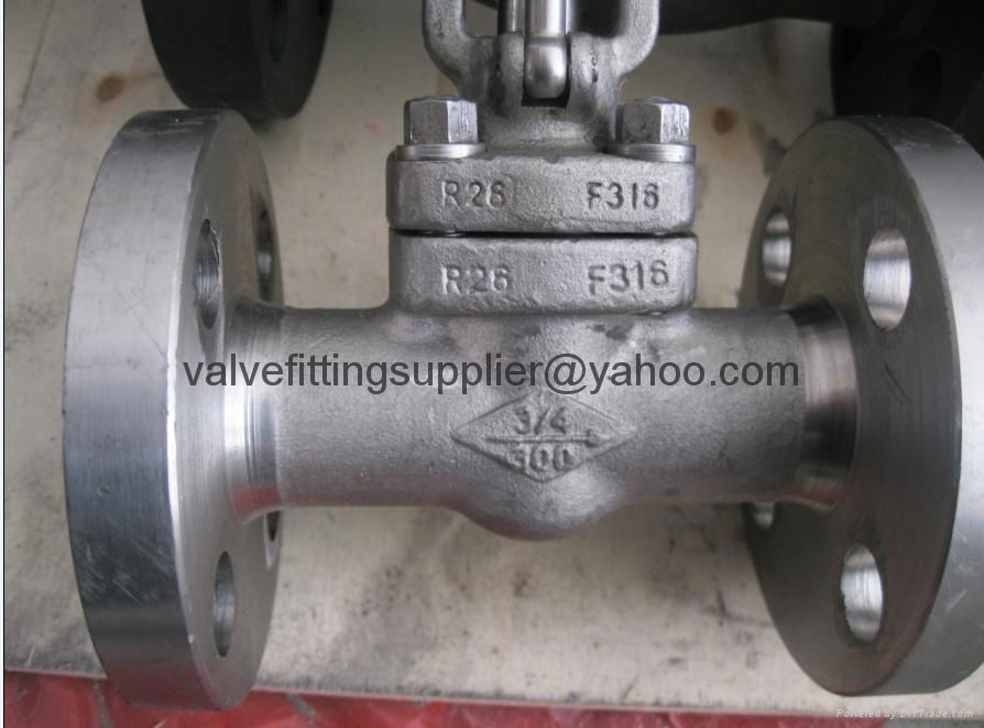 Flange and the welding globe valves 3