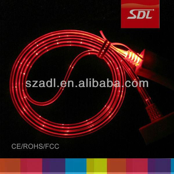 SDL LED Micro lighting usb cable for iphone samsung 2