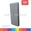 12000mAh ultra thin slim Dual usb port power bank  for iphone samsung laptop